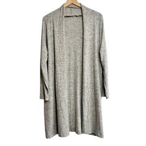 Soft Surroundings Women Grey Size Large Cardigan